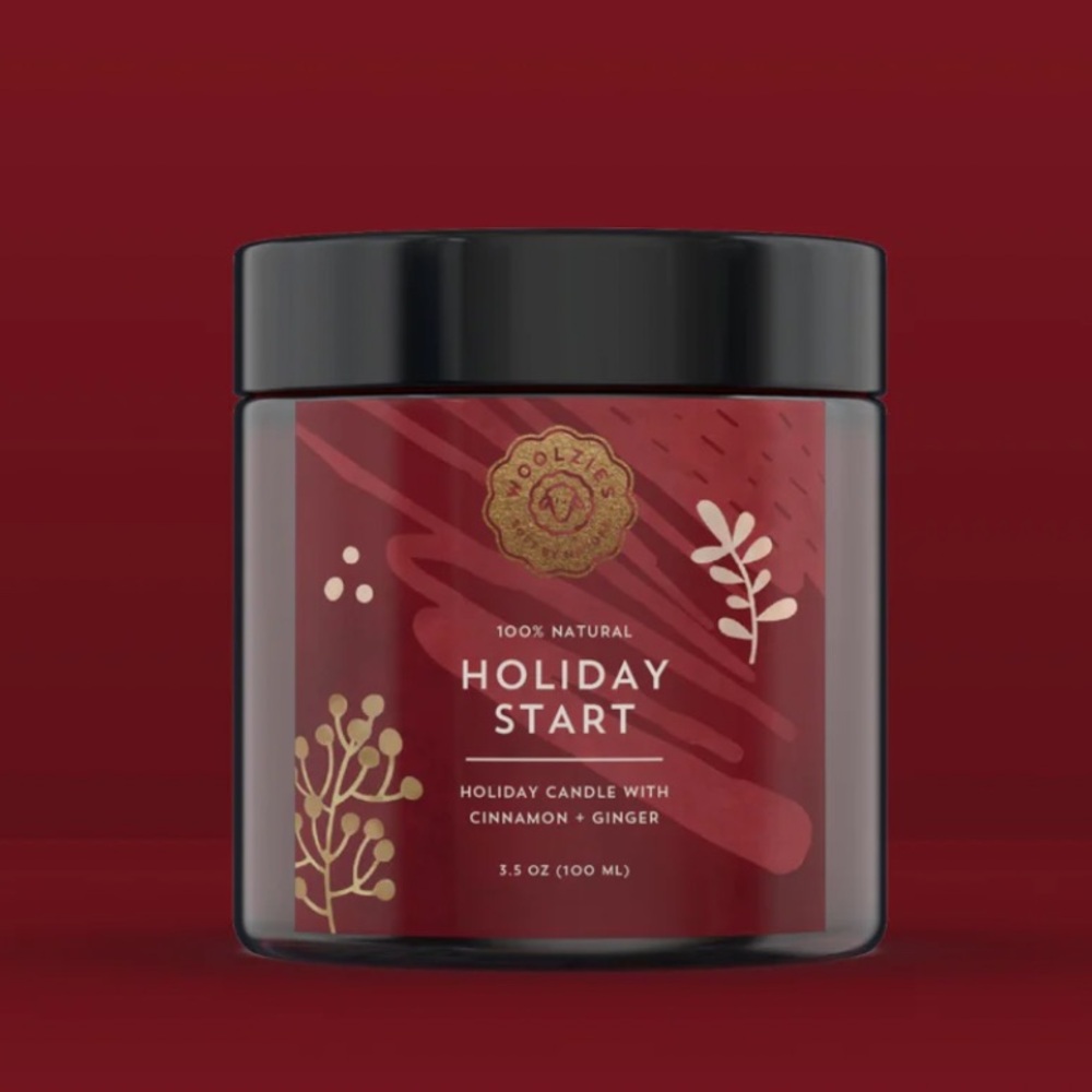 NEW Woolzies Holiday Start Holiday Candle